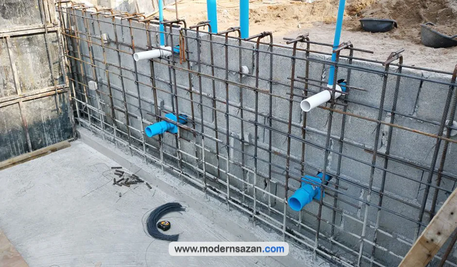 نحوه اجرای صحیح آرماتوربندی استخر