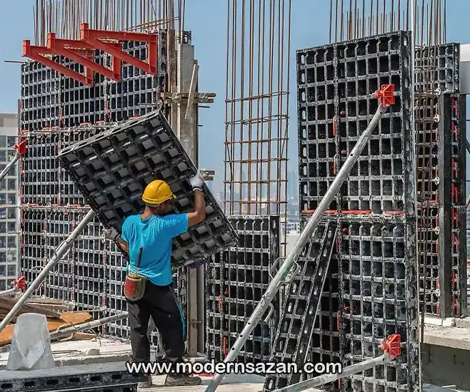 قالب بندی و اجرای سازه های بتنی