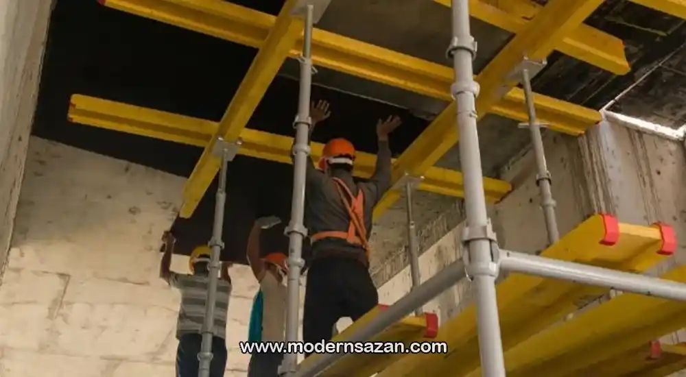 حداقل زمان قالببرداری بتن در اجرای دال بتنی