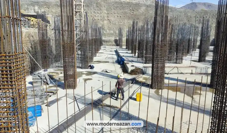 بررسی نهایی آرماتوربندی ستون