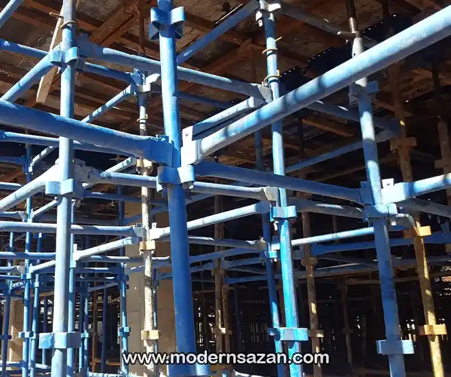 بکارگیری داربست چکشی در اجرای سازه بتنی