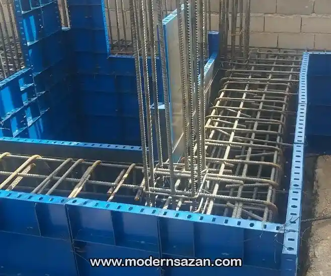 روش قالب بندی بتن با قالب فلزی
