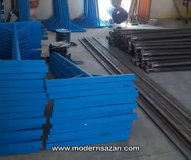 استفاده از لوله برای ساخت جک آرماتور بندی
