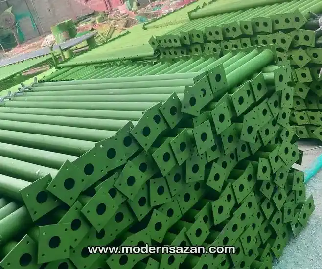 جکهای سقفی ساده رنگشده در کارخانه