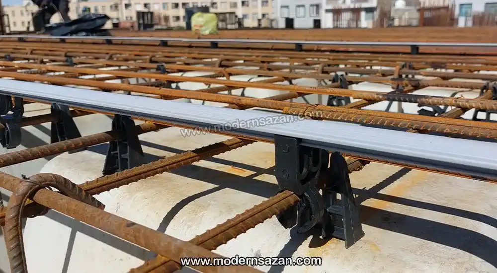 اسپیسر میلگرددر اجرای سقف