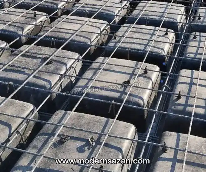 اسپیسر پلاستیکی در اجرای سقف وافل