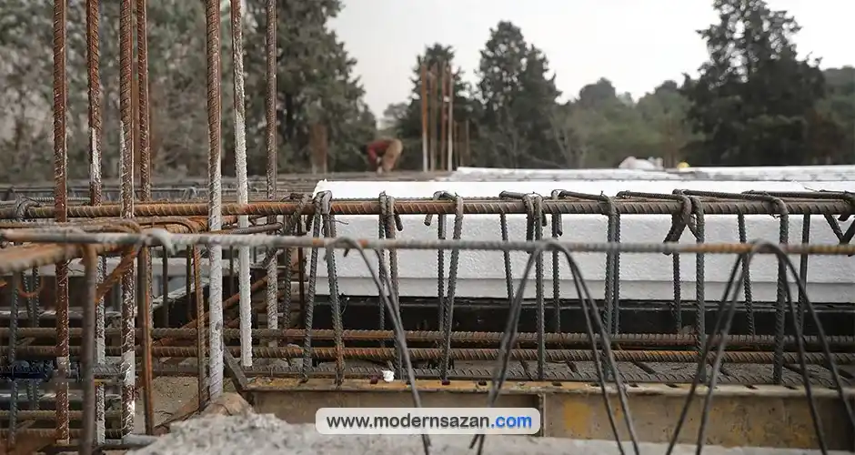 قالب بندی سقف تیرچه بلوک