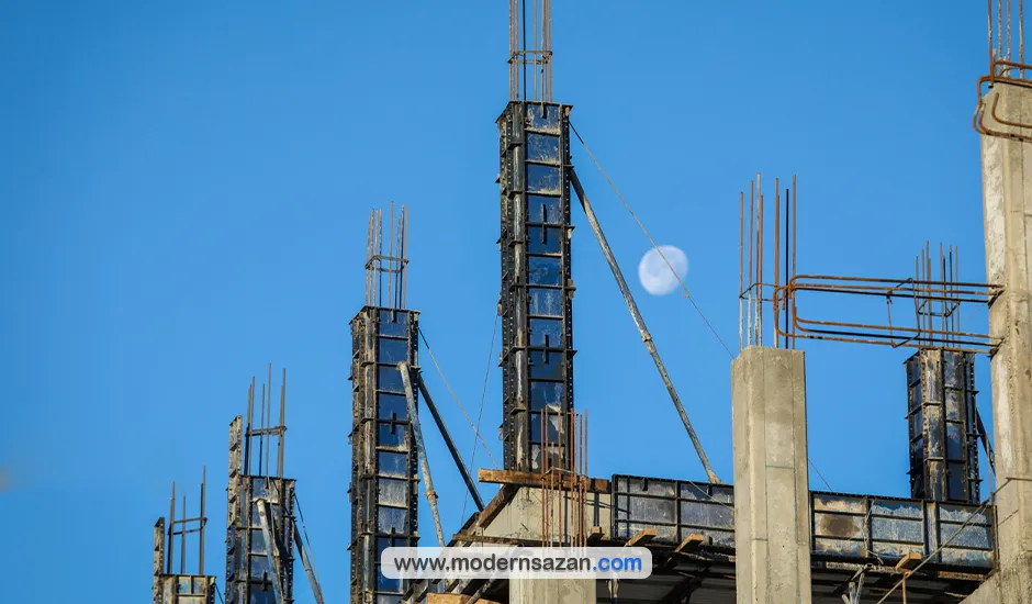 قالب بندی ستون بتنی قالب بندی ستون بتنی