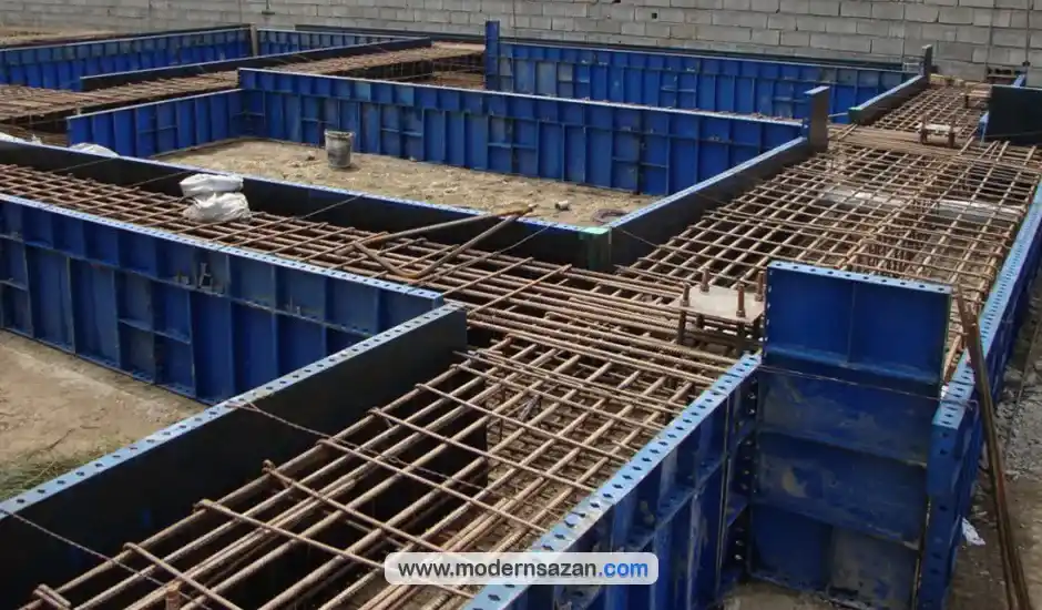 قالب بندی فونداسیون قالب بندی فونداسیون