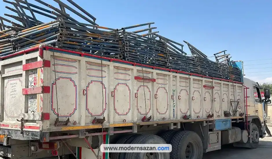 بارگیری و ارسال داربست امگا کارکرده